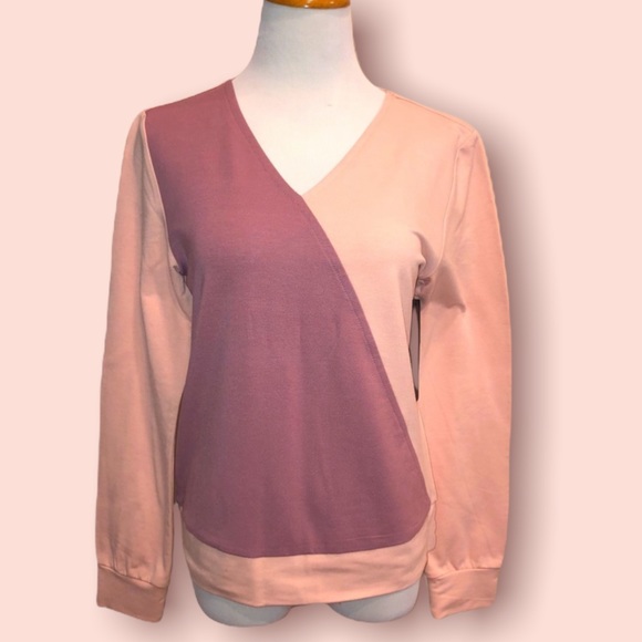 Sentimental New York Sweaters - Color Block Sweat Shirt